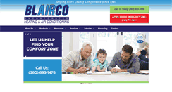 Desktop Screenshot of blaircoheating.com